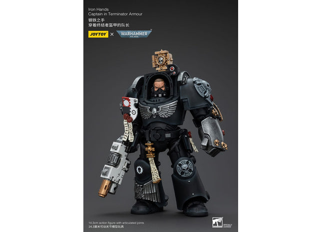 Gamers Guild AZ JoyToy JoyToy x Warhammer 40,000: Iron Hands Captain In Terminator Armor Discontinue
