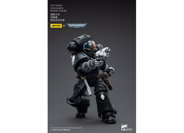 Gamers Guild AZ JoyToy JoyToy x Warhammer 40,000: Iron Hands: Intercessors - Brother Gravak Golden Goose Games