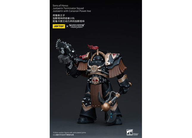 Gamers Guild AZ JoyToy JoyToy x Warhammer 40,000: Sons Of Horus Justaerin Terminator Squad Justaerin with Carsoran Power Axe Discontinue