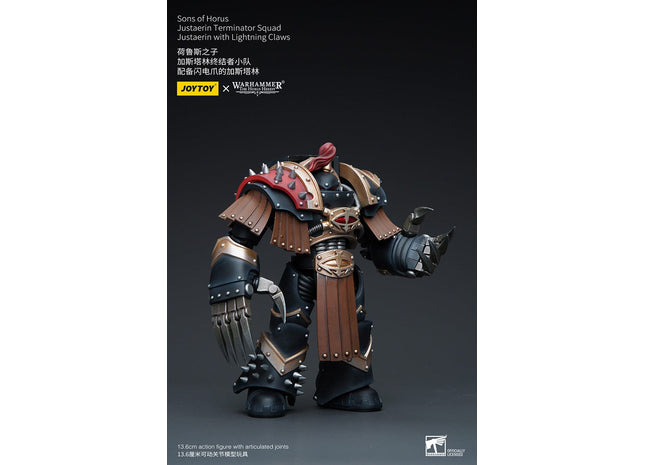 Gamers Guild AZ JoyToy JoyToy x Warhammer 40,000: Sons Of Horus Justaerin Terminator Squad Justaerin with Lightning Claws Discontinue