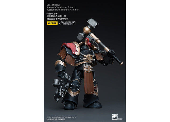 Gamers Guild AZ JoyToy JoyToy x Warhammer 40,000: Sons Of Horus Justaerin Terminator Squad Justaerin with Thunderhammer Discontinue