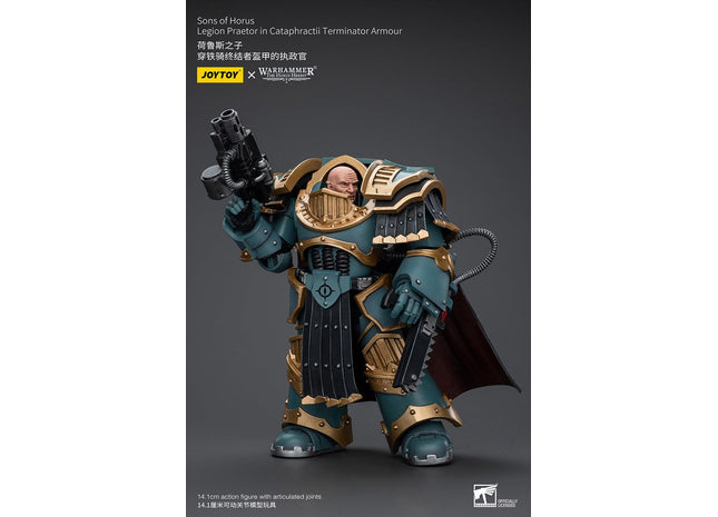 Gamers Guild AZ JoyToy JoyToy x Warhammer 40,000: Sons Of Horus Legion Praetor In Cataphractii Terminator Armor Discontinue
