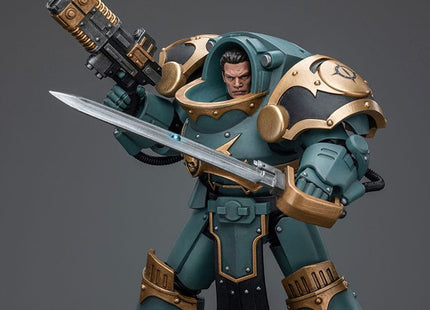 Gamers Guild AZ JoyToy JoyToy x Warhammer 40,000: Sons Of Horus Tartaros Terminator Squad Sergeant with Volkite Charger & Power Sword Discontinue