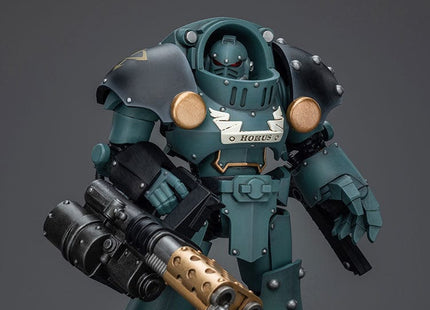 Gamers Guild AZ JoyToy JoyToy x Warhammer 40,000: Sons Of Horus Tartoros Terminator Squad Terminator with Heavy Flamer & Chainfist Discontinue