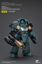 Gamers Guild AZ JoyToy JoyToy x Warhammer 40,000: Sons Of Horus Tartoros Terminator Squad Terminator with Heavy Flamer & Chainfist Discontinue