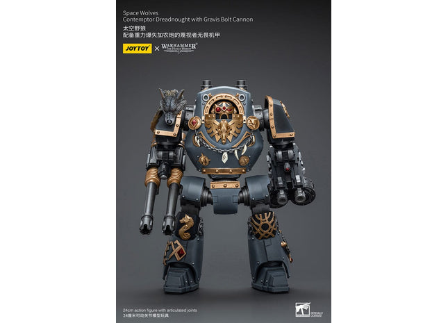 Gamers Guild AZ JoyToy JoyToy x Warhammer 40,000: Space Wolves Contemptor Dreadnought with Gravis Bolt Cannon Discontinue