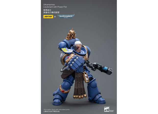 Gamers Guild AZ JoyToy JoyToy x Warhammer 40,000: Ultramarines: Lieutenant with Power Fist (Pre-Order) Golden Goose Games