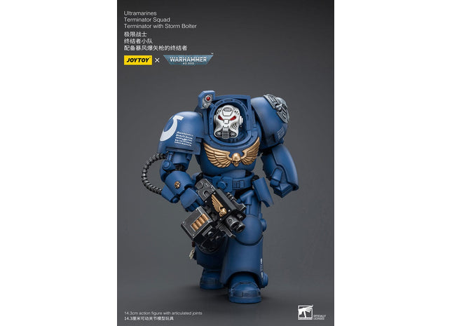 Gamers Guild AZ JoyToy JoyToy x Warhammer 40,000: Ultramarines Terminator Squad Terminator with Storm Bolter Discontinue
