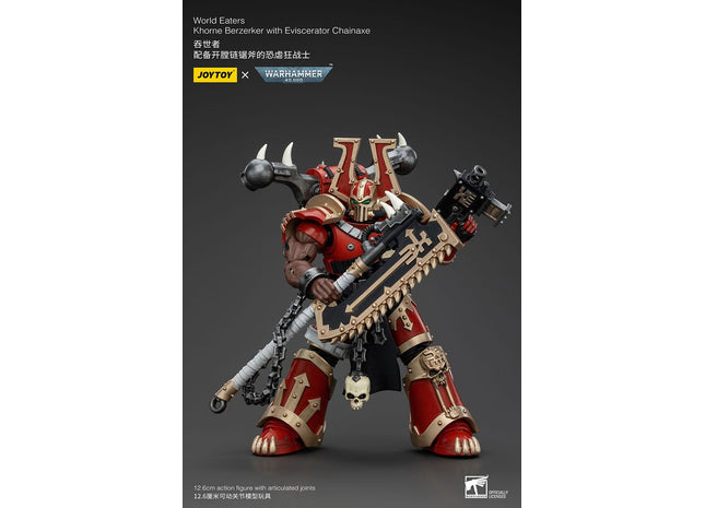 Gamers Guild AZ JoyToy JoyToy x Warhammer 40,000: World Eaters Khorne Berzerker with Eviscerator Chainaxe Discontinue