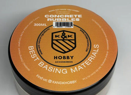 Gamers Guild AZ K&K Hobby K&K Hobby: Basecover - Concrete Rubble (300ml) Baron of Dice