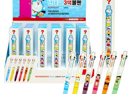 Gamers Guild AZ K-Wonderland Doraemon 3 Color Ballpoint Pen Blind Box Faire