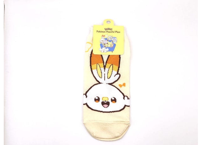Gamers Guild AZ K-Wonderland Pokémon Peaceful Place Scorbunny Socks Faire