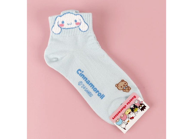 Gamers Guild AZ K-Wonderland Sanrio Boucle Cinnamoroll Cotton Ankle Crew Socks (Pre-Order) Faire