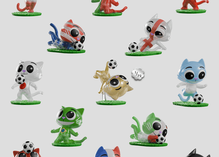 Gamers Guild AZ Kaleidos Creative Catscans On The Ball Blind Box Kaleidos Creative