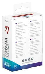 Gamers Guild AZ Katana Katana Sleeve Red (100ct) Standard Size Discontinue