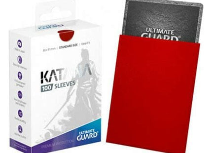 Gamers Guild AZ Katana Katana Sleeve Red (100ct) Standard Size Discontinue