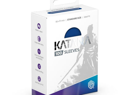 Gamers Guild AZ Katana Katana Sleeves: Blue (100ct) Standard Size GTS