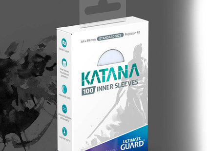 Gamers Guild AZ Katana Katana Sleeves: Transparent Inner Sleeves (100ct) GTS