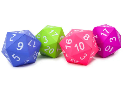 Gamers Guild AZ Kess Games Giant D20: Soft Foam Oversized Dice Faire
