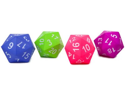 Gamers Guild AZ Kess Games Giant D20: Soft Foam Oversized Dice Faire