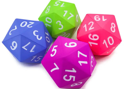Gamers Guild AZ Kess Games Giant D20: Soft Foam Oversized Dice Faire