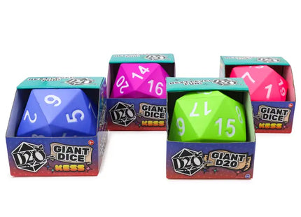 Gamers Guild AZ Kess Games Giant D20: Soft Foam Oversized Dice Faire
