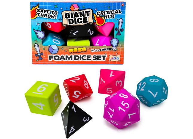Gamers Guild AZ Kess Games KESS: Big Box Combo Oversized Foam Die Set (Pre-Order) Southern Hobby