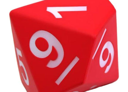 Gamers Guild AZ Kess Games KESS: Oversized D10 Foam Die - Red (Pre-Order) Southern Hobby