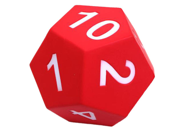 Gamers Guild AZ Kess Games KESS: Oversized D12 Foam Die - Red (Pre-Order) Southern Hobby