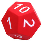Gamers Guild AZ Kess Games KESS: Oversized D12 Foam Die - Red (Pre-Order) Southern Hobby