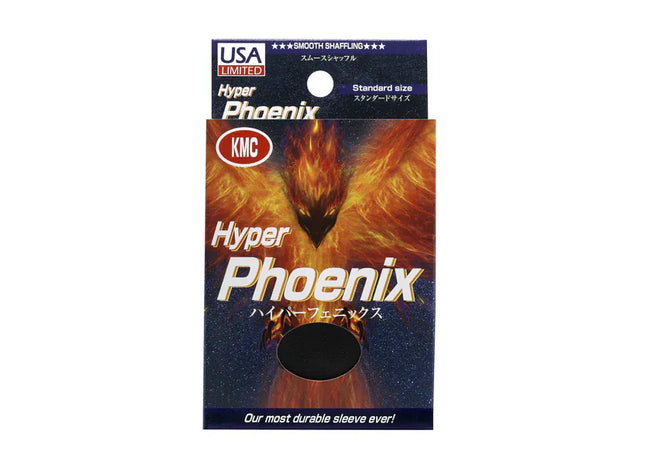 Gamers Guild AZ KMC KMC Card Sleeves: Premium Hyper Phoenix - Black 100ct ACD Distribution