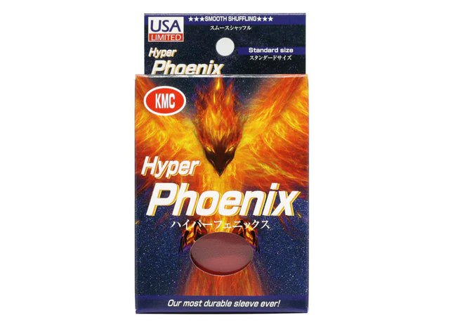 Gamers Guild AZ KMC KMC Card Sleeves: Premium Hyper Phoenix - Red 100ct ACD Distribution