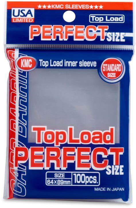 KMC Standard Size Top Load Perfect Fit Card Sleeves KMC Standard Size Top Load Perfect Fit Card Sleeves