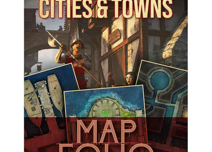 Gamers Guild AZ Kobold Press Campaign Builder: Cities and Towns Map Folio GTS