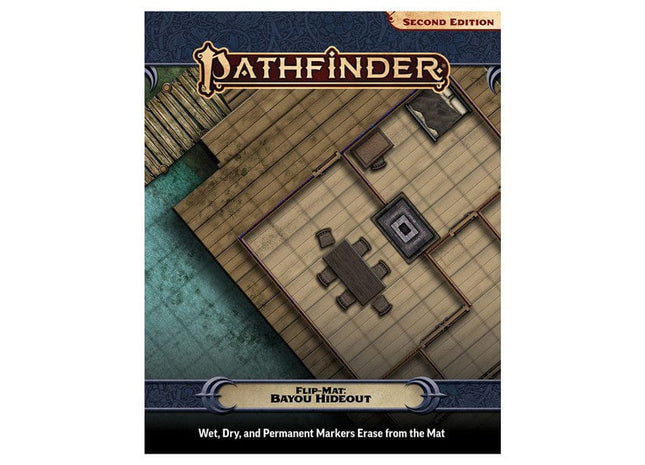 Gamers Guild AZ Kobold Press Pathfinder 2E: Flip-Mat: Bayou Hideout (Pre-Order) ACD Distribution