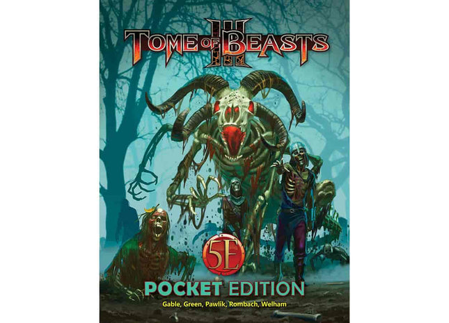 Gamers Guild AZ Kobold Press Tome of Beasts 3 (5E) Pocket Edition GTS