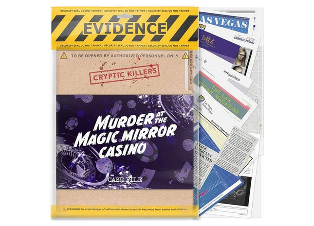 Gamers Guild AZ LA Brands LTD Cryptic Killers: Murder at the Magic Mirror Casino (Pre-Order) ACD Distribution