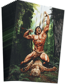 Gamers Guild AZ Lazarus Rising Games Overpower TCG: Edgar Rice Burroughs and the World Legends: Titan Shield Sleeves: Tarzan (100ct) (Pre-Order) GTS