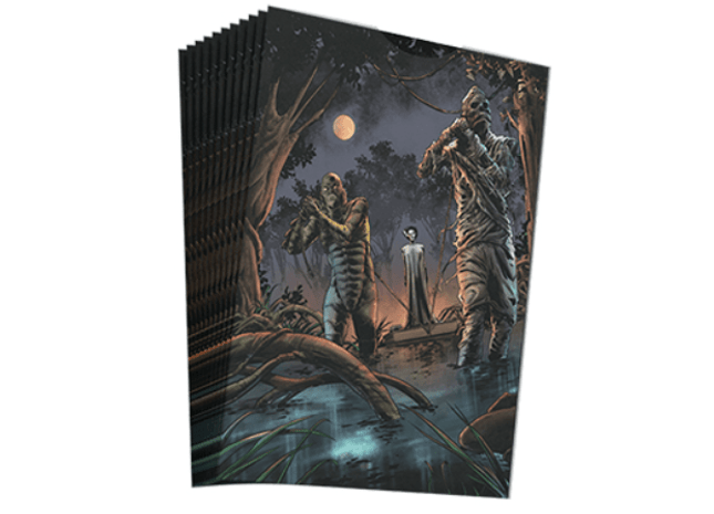 Gamers Guild AZ Lazarus Rising Games Overpower TCG: Edgar Rice Burroughs and the World Legends: Titan Shield Sleeves: The Mummy/Bridge of Frankenstein (100ct) (Pre-Order) GTS