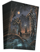 Gamers Guild AZ Lazarus Rising Games Overpower TCG: Edgar Rice Burroughs and the World Legends: Titan Shield Sleeves: The Mummy/Bridge of Frankenstein (100ct) (Pre-Order) GTS