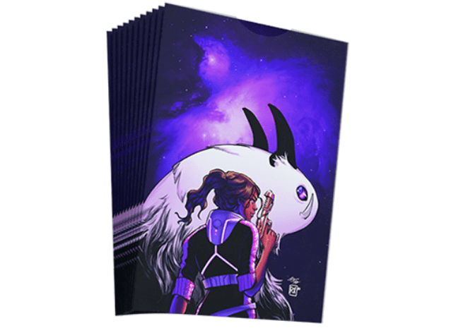 Gamers Guild AZ Lazarus Rising Games Overpower TCG: Edgar Rice Burroughs and the World Legends: Titan Shield Sleeves: Victory Harben (100ct) (Pre-Order) GTS