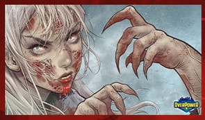 Gamers Guild AZ Lazarus Rising Games Overpower TCG: The Few and Cursed - La Rubia del Baño Playmat (Pre-Order) Kickstarter