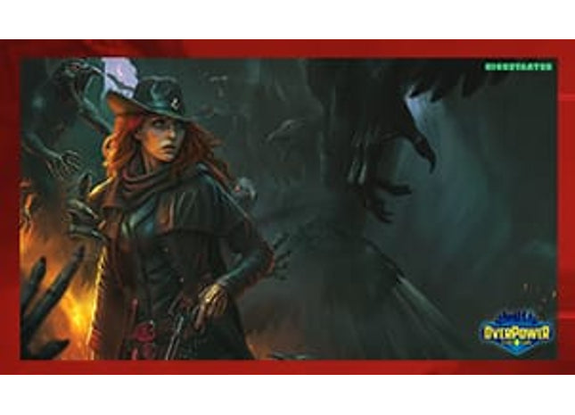 Gamers Guild AZ Lazarus Rising Games Overpower TCG: The Few and Cursed - The Redhead Limited Edition Playmat (Pre-Order) Kickstarter
