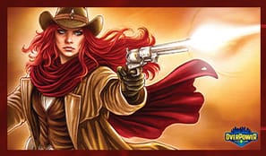 Gamers Guild AZ Lazarus Rising Games Overpower TCG: The Few and Cursed - The Redhead Playmat (Pre-Order) Kickstarter