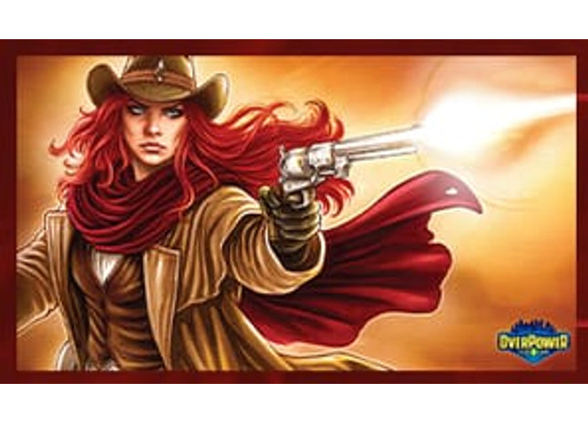 Gamers Guild AZ Lazarus Rising Games Overpower TCG: The Few and Cursed - The Redhead Playmat (Pre-Order) Kickstarter
