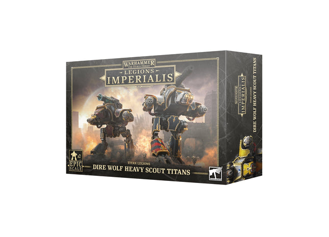 Gamers Guild AZ Legions Imperialis Warhammer Legions Imperialis: Dire Wolf Heavy Scout Titans (Pre-Order) Games-Workshop