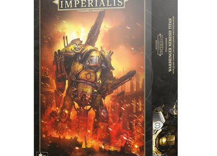 Gamers Guild AZ Legions Imperialis Warhammer Legions Imperialis: Legions Imperialis: Titan Legions: Warbringer Nemesis Titan with Quake Cannon, Volcano Cannon and Laser Blaster (Pre-Order) Games-Workshop