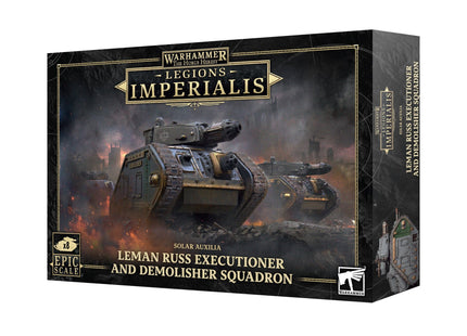 Gamers Guild AZ Legions Imperialis Warhammer Legions Imperialis: Leman Russ Executionerr And Demolisher Squadron Games-Workshop