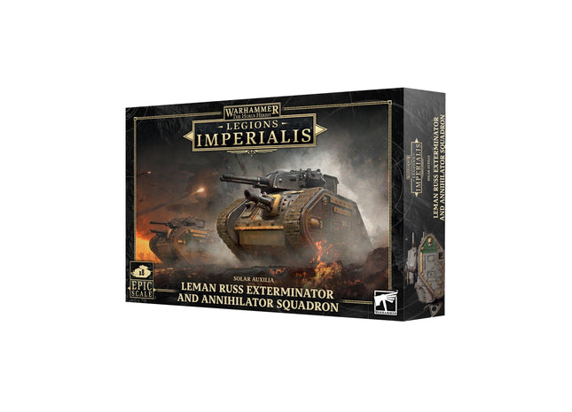 Gamers Guild AZ Legions Imperialis Warhammer Legions Imperialis: Leman Russ Exterminator and Annihilator Squadron Games-Workshop