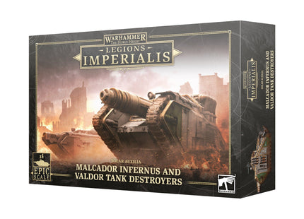 Gamers Guild AZ Legions Imperialis Warhammer Legions Imperialis: Malcador Infernus and Valdor Tank Destroyers (Pre-Order) Games-Workshop